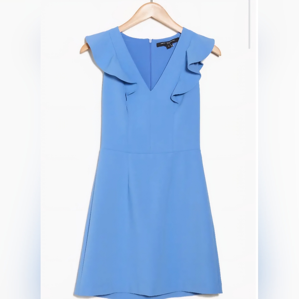 NWT French Connection Ruffle Dress - Picture 2 of 3